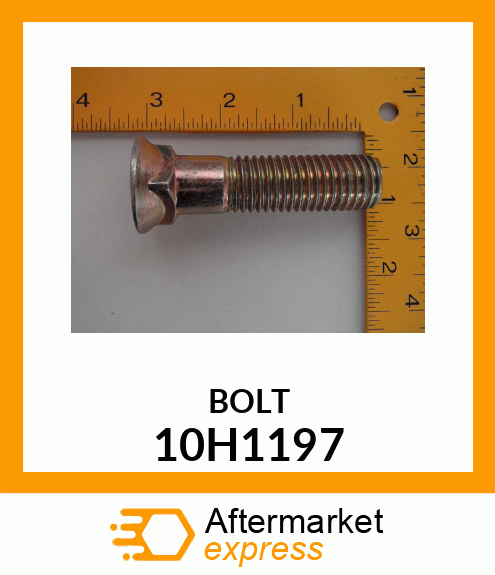 BOLT, PLOW, NO. 3 REPAIR HEAD 10H1197