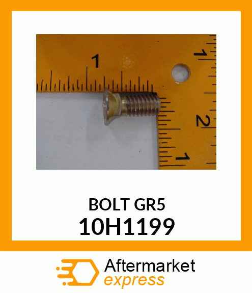 BOLT, PLOW, NO. 3 REPAIR HEAD 10H1199