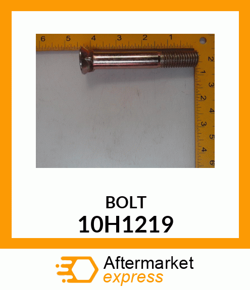 BOLT, PLOW, NO. 3 REPAIR HEAD 10H1219