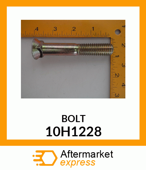 BOLT, PLOW, NO. 3 REPAIR HEAD 10H1228