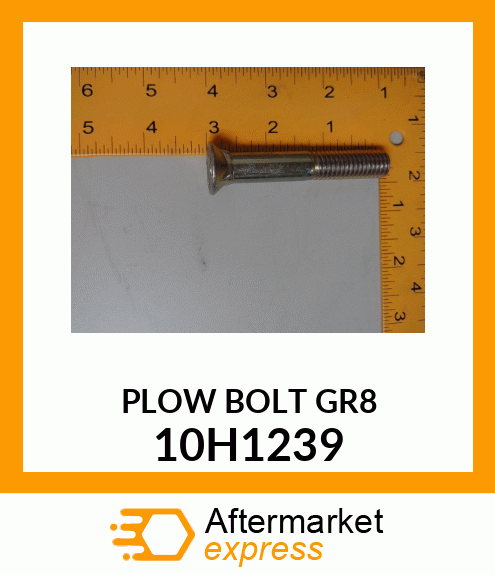 BOLT, PLOW, NO. 3 REPAIR HEAD 10H1239