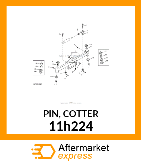 PIN, COTTER 11h224