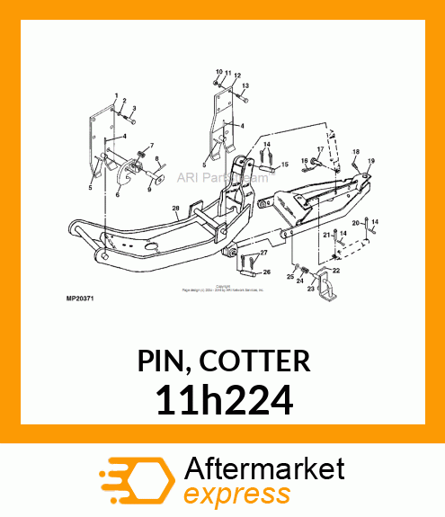 PIN, COTTER 11h224