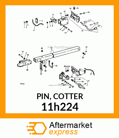 PIN, COTTER 11h224