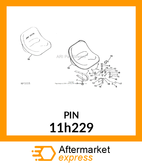 PIN, COTTER 11h229