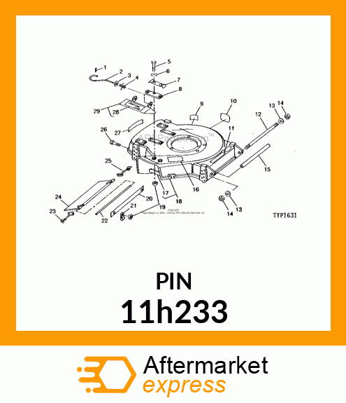 PIN, COTTER 11h233