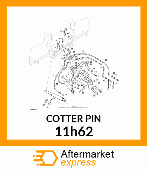 PIN, COTTER 11h62