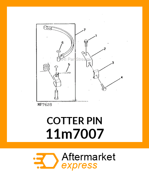 PIN, COTTER 11m7007