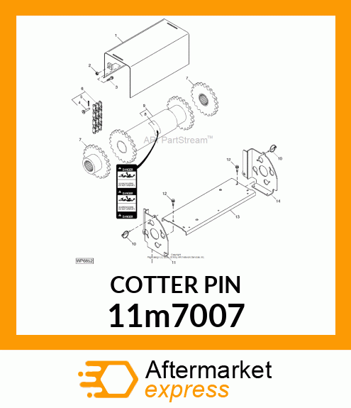 PIN, COTTER 11m7007