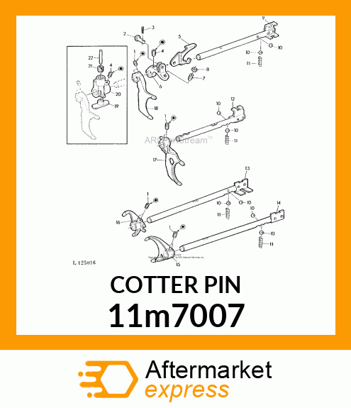 PIN, COTTER 11m7007