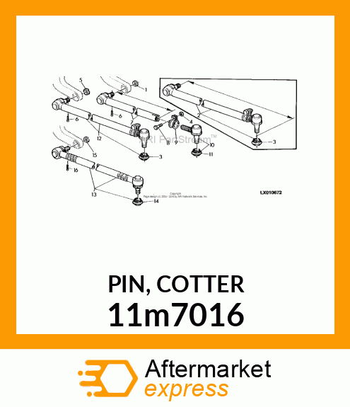 PIN, COTTER 11m7016