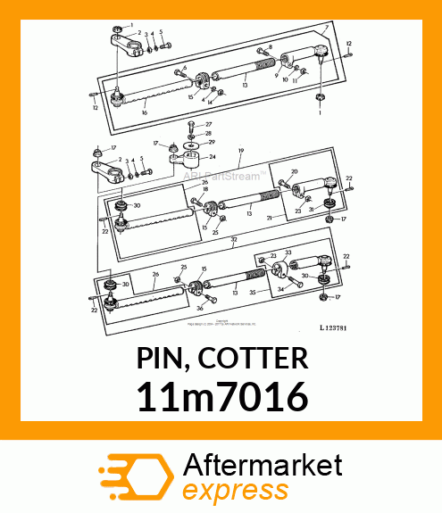 PIN, COTTER 11m7016