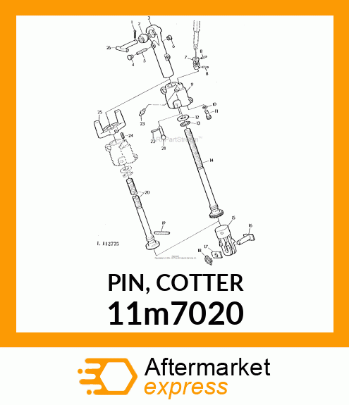 PIN, COTTER 11m7020