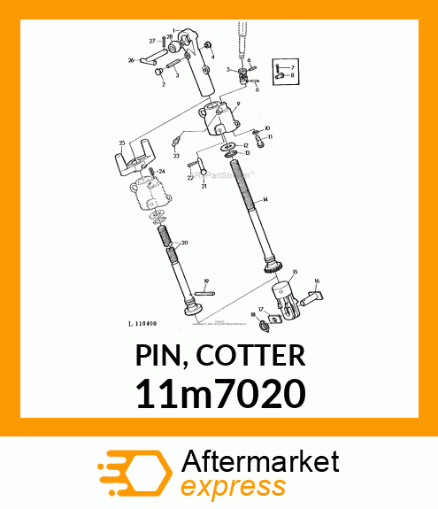 PIN, COTTER 11m7020