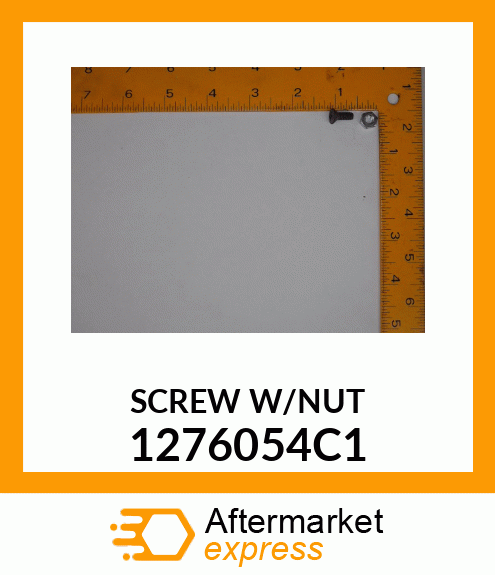 SCREW W/NUT 1276054C1