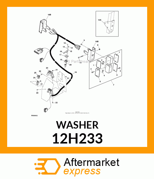 WASHER, HELICAL SPRING LOCK, RGLR 12H233