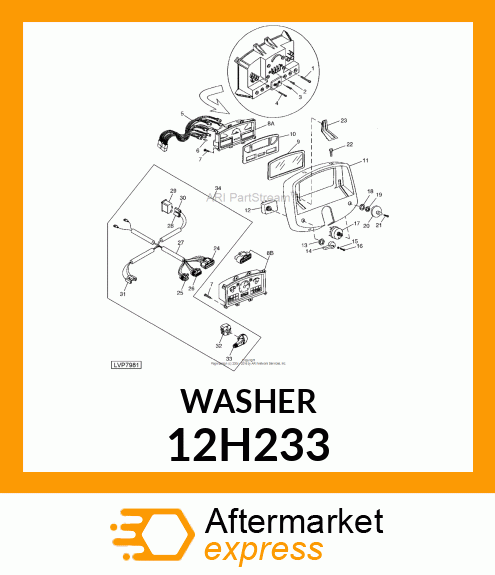 WASHER, HELICAL SPRING LOCK, RGLR 12H233