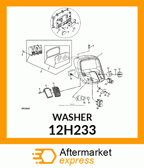 WASHER, HELICAL SPRING LOCK, RGLR 12H233