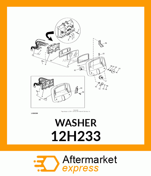 WASHER, HELICAL SPRING LOCK, RGLR 12H233