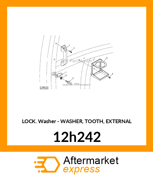 WASHER, TOOTH, INTERNAL 12h242