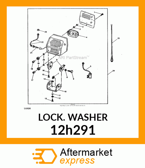 WASHER, TOOTH, EXTERNAL 12h291