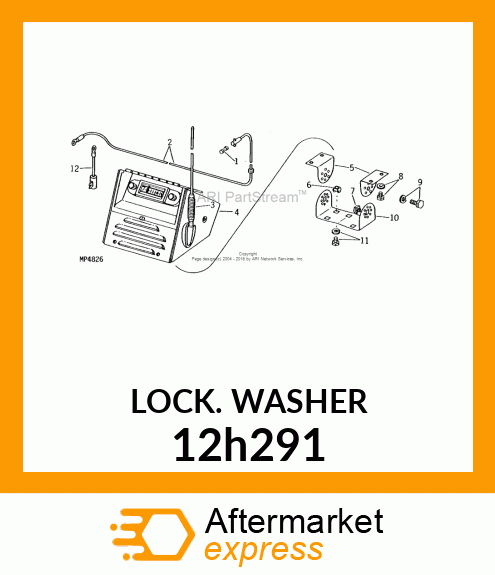 WASHER, TOOTH, EXTERNAL 12h291