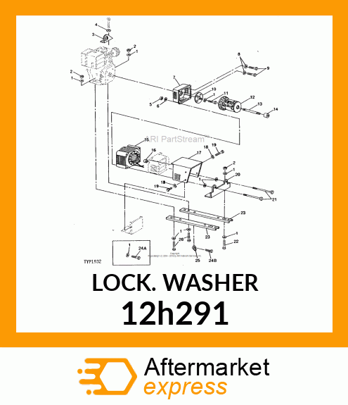 WASHER, TOOTH, EXTERNAL 12h291