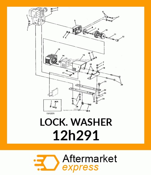 WASHER, TOOTH, EXTERNAL 12h291