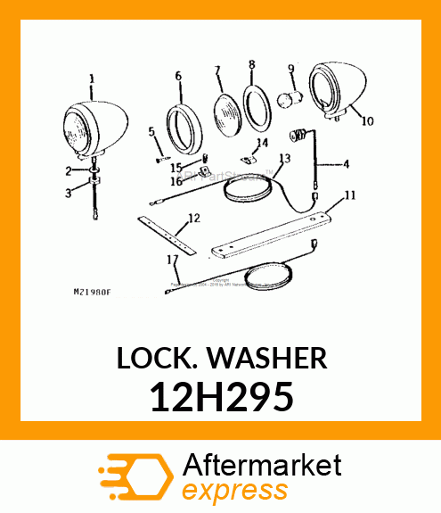 WASHER, TOOTH, INTERNAL 12H295