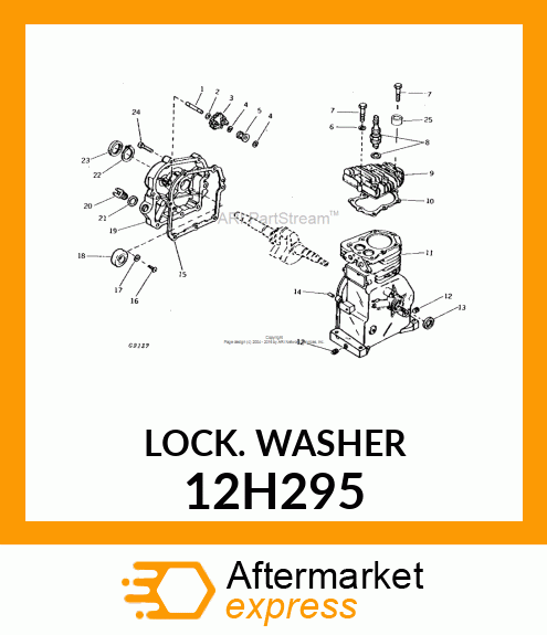WASHER, TOOTH, INTERNAL 12H295