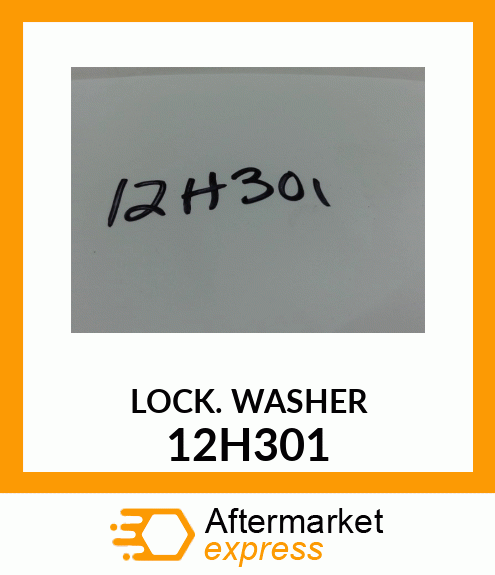 WASHER, HELICAL SPRING LOCK, RGLR 12H301