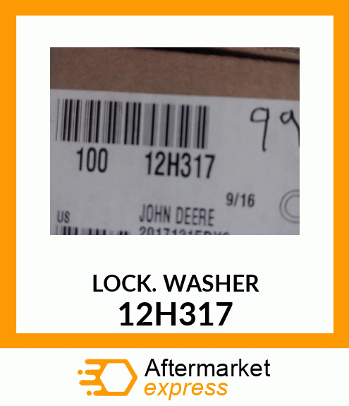 WASHER, HELICAL SPRING LOCK, RGLR 12H317