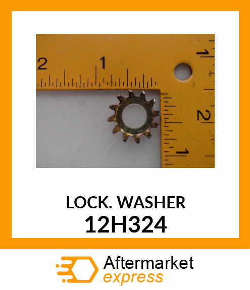 WASHER, TOOTH, COUNTERSUNK EXTERNAL 12H324