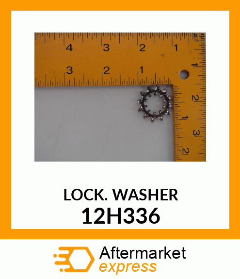 WASHER, TOOTH, INTERNAL 12H336