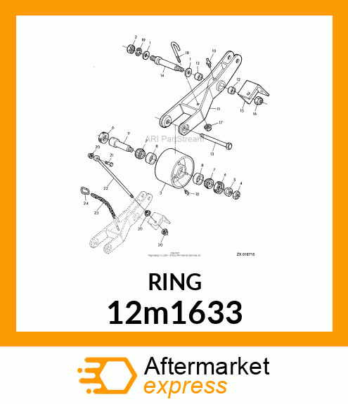 WASHER, HELICAL SPRING LOCK 12m1633