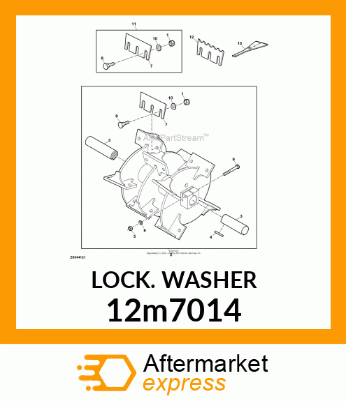 LOCK WASHER DIN127 12X21 1 12m7014