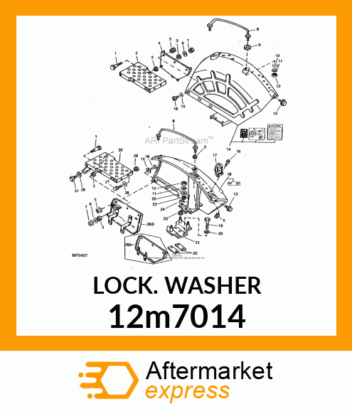 LOCK WASHER DIN127 12X21 1 12m7014