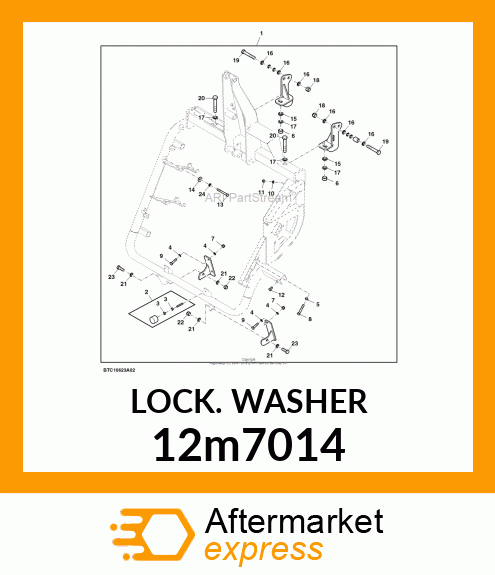 LOCK WASHER DIN127 12X21 1 12m7014