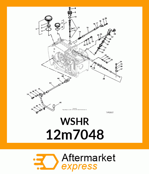 WASHER, HELICAL SPRING LOCK, RGLR 12m7048