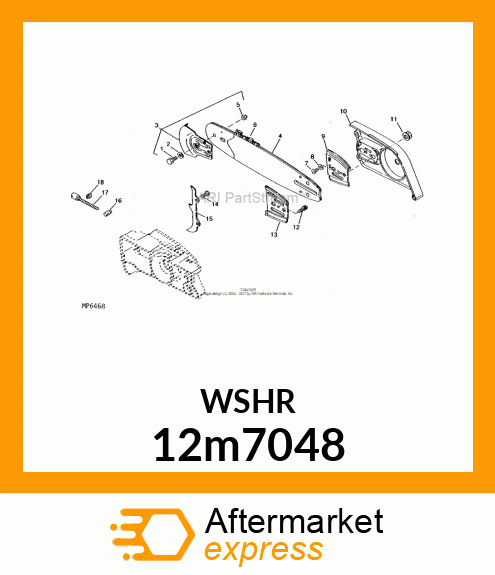 WASHER, HELICAL SPRING LOCK, RGLR 12m7048