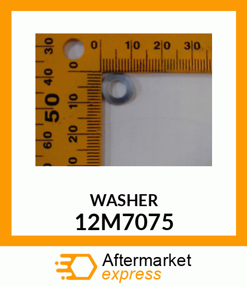 WASHER, METALLIC, CRINKLED 12M7075