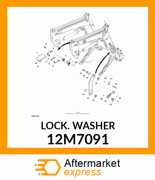 WASHER, TOOTH, INTERNAL 12M7091