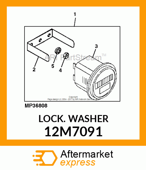 WASHER, TOOTH, INTERNAL 12M7091