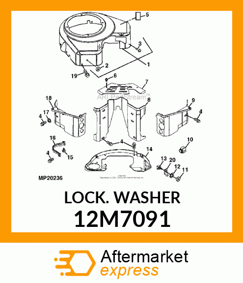 WASHER, TOOTH, INTERNAL 12M7091