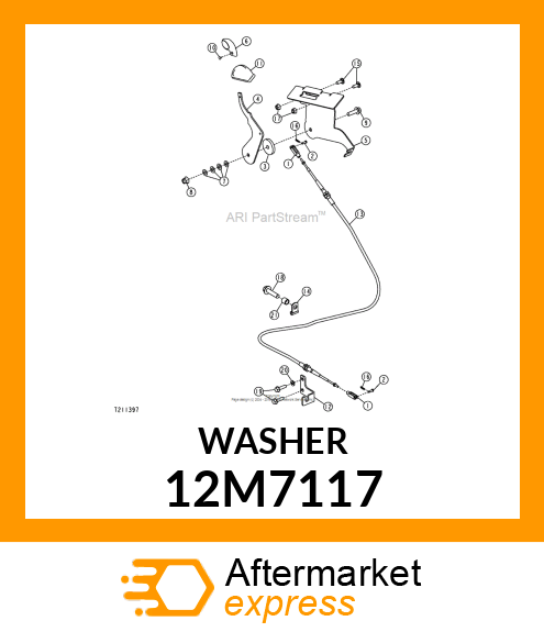 WASHER, METALLIC, CONICAL 12M7117