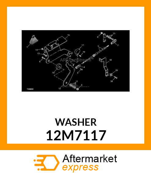 WASHER, METALLIC, CONICAL 12M7117