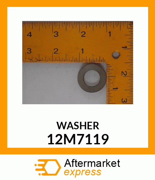 WASHER, METALLIC, CRINKLED 12M7119