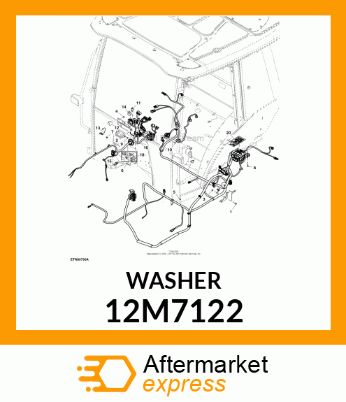 WASHER, TOOTH, INTERNAL 12M7122