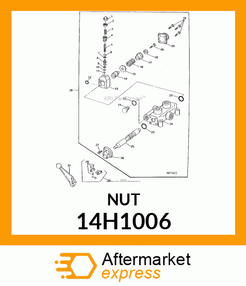 Nut 14H1006