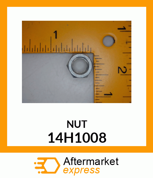 NUT, HEX JAM 14H1008